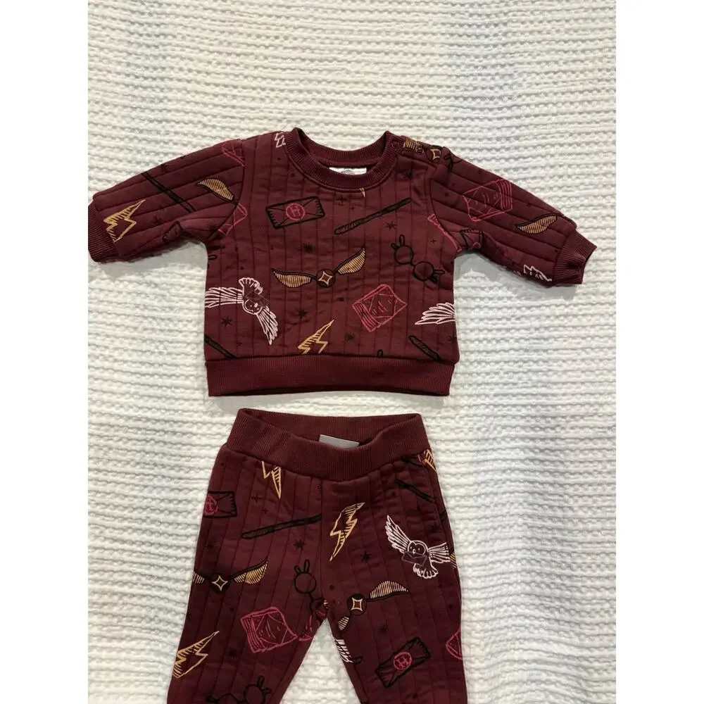 Harry Potter Wizarding World Infant 2 Piece Outfit, 0-3 Months